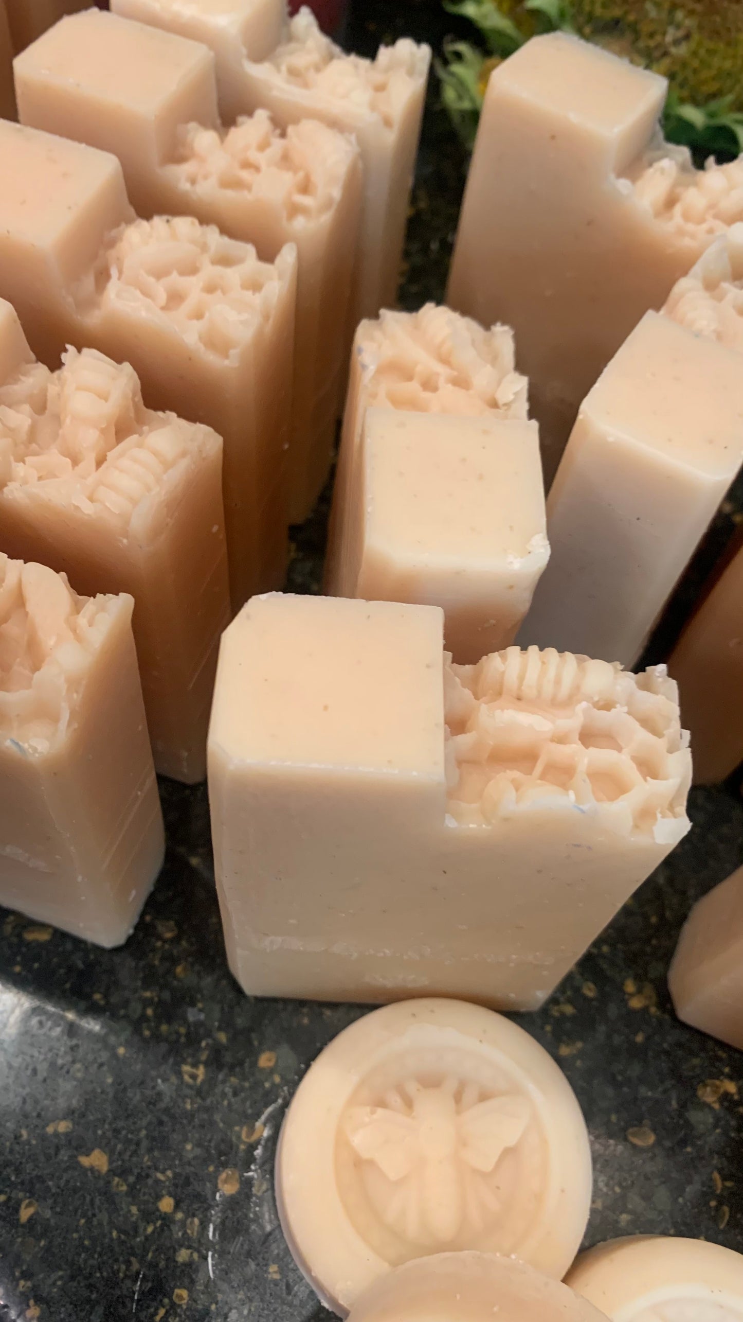 Oatmeal, Milk and Honey Natural Soap, organic hemp - Wiselyonsoapworks
