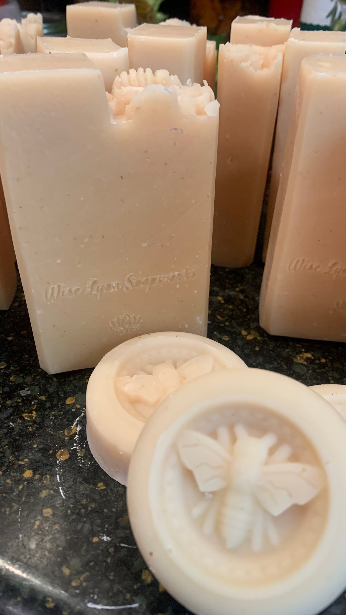 Oatmeal, Milk and Honey Natural Soap, organic hemp - Wiselyonsoapworks