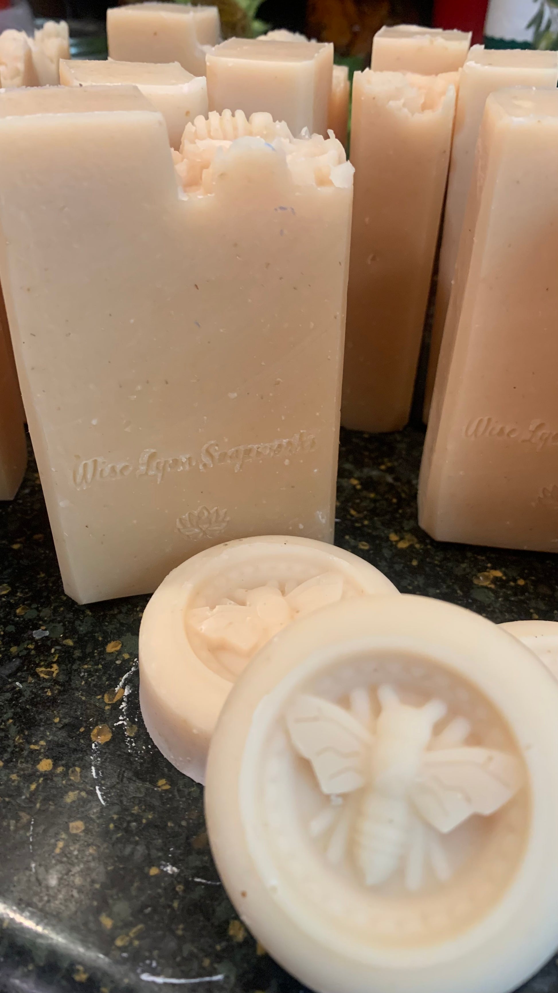 Oatmeal, Milk and Honey Natural Soap, organic hemp - Wiselyonsoapworks