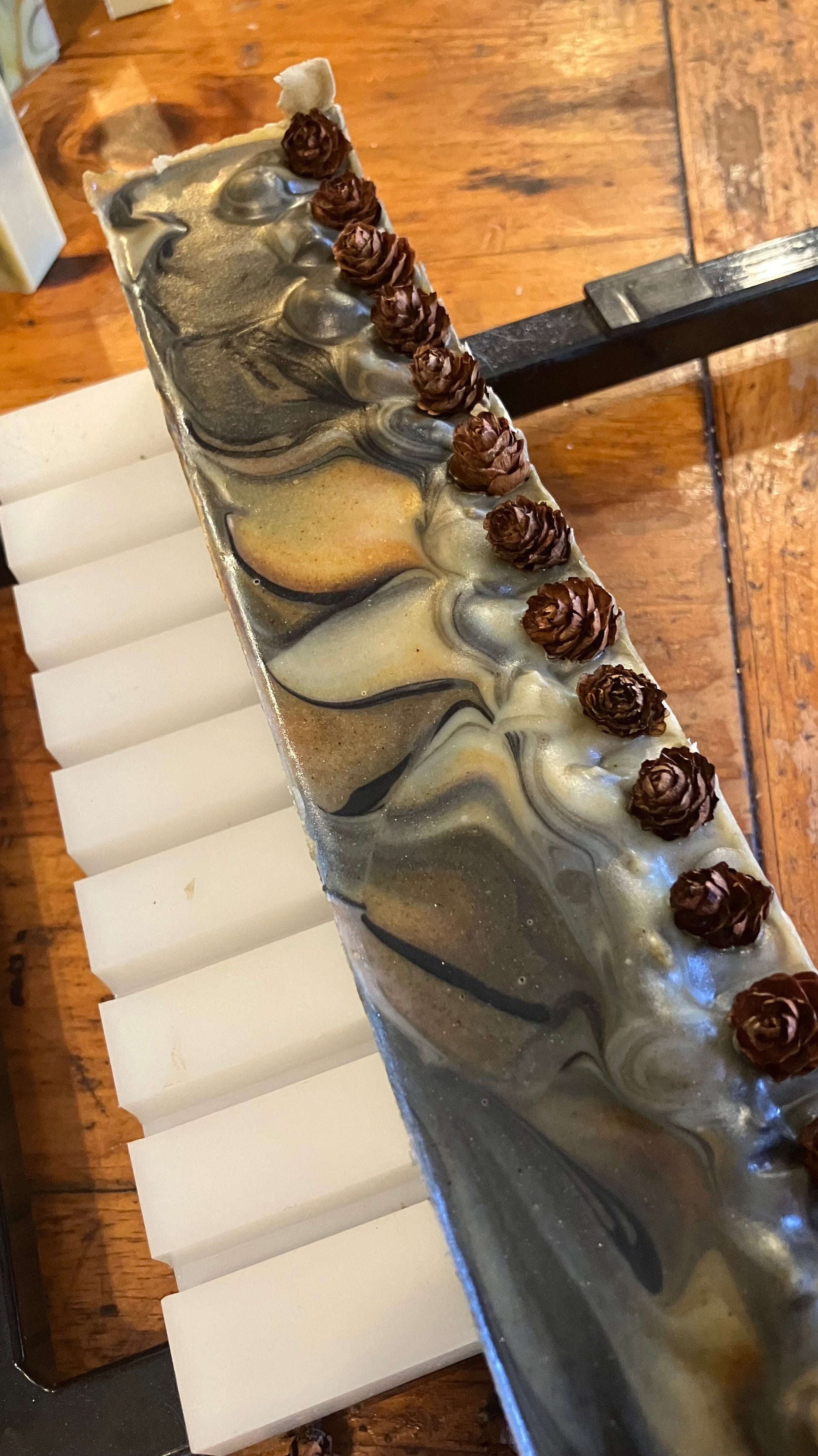 Sugar Pine & Patchouli Natural Soap, organic hemp - Wiselyonsoapworks