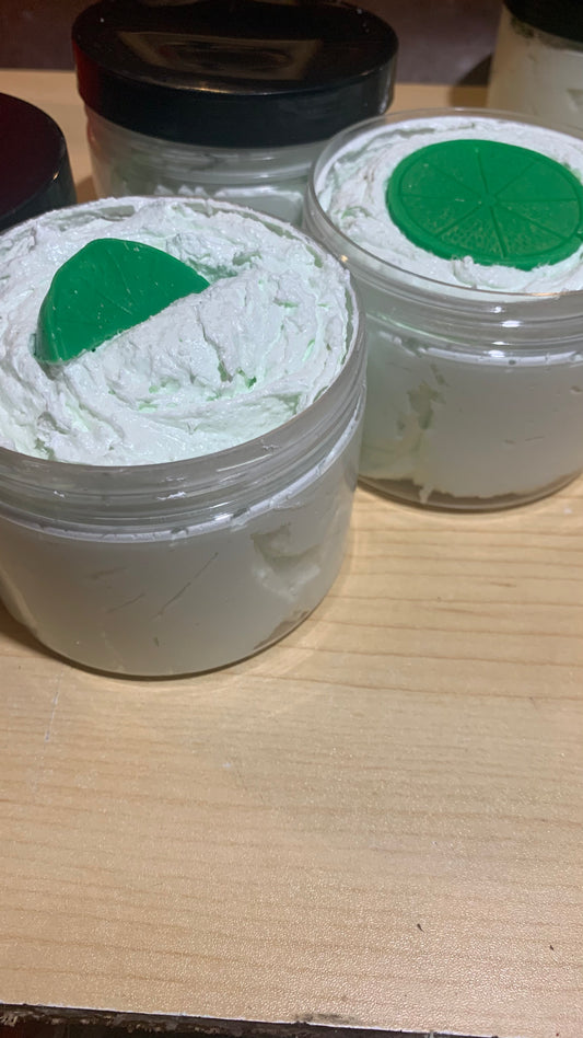 Coconut Lime Whipped Soap Scrub - Wiselyonsoapworks